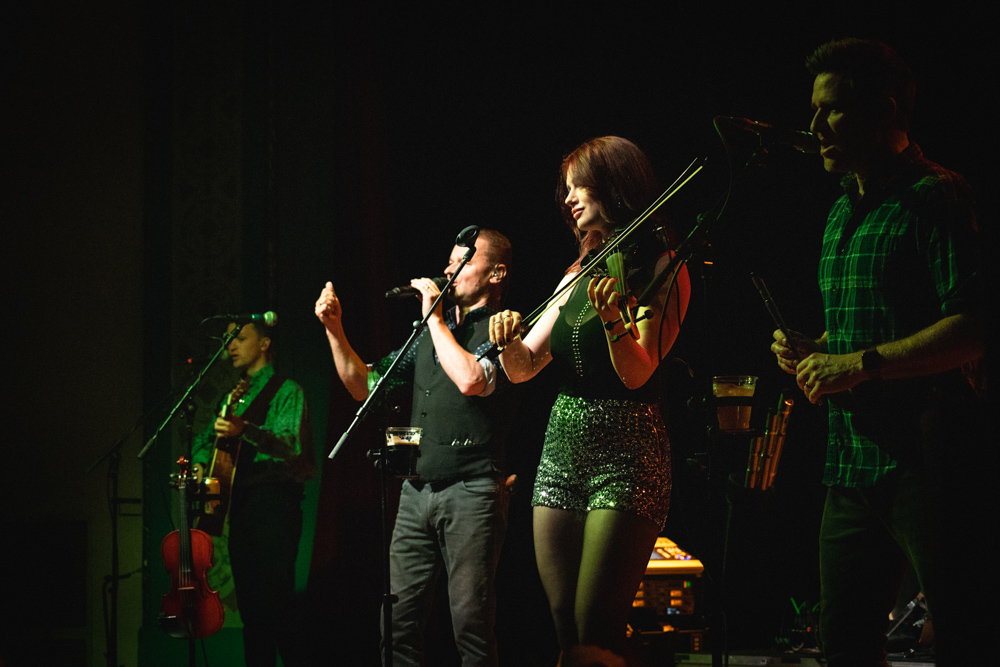 Gaelic Storm, Aladdin Theater, photo by Rebecca Terrill