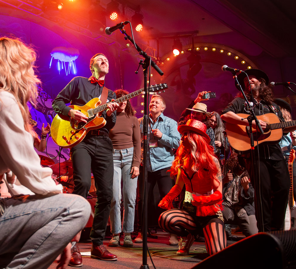 Fox and Bones, Crystal Ballroom, photo by Rebecca Terrill