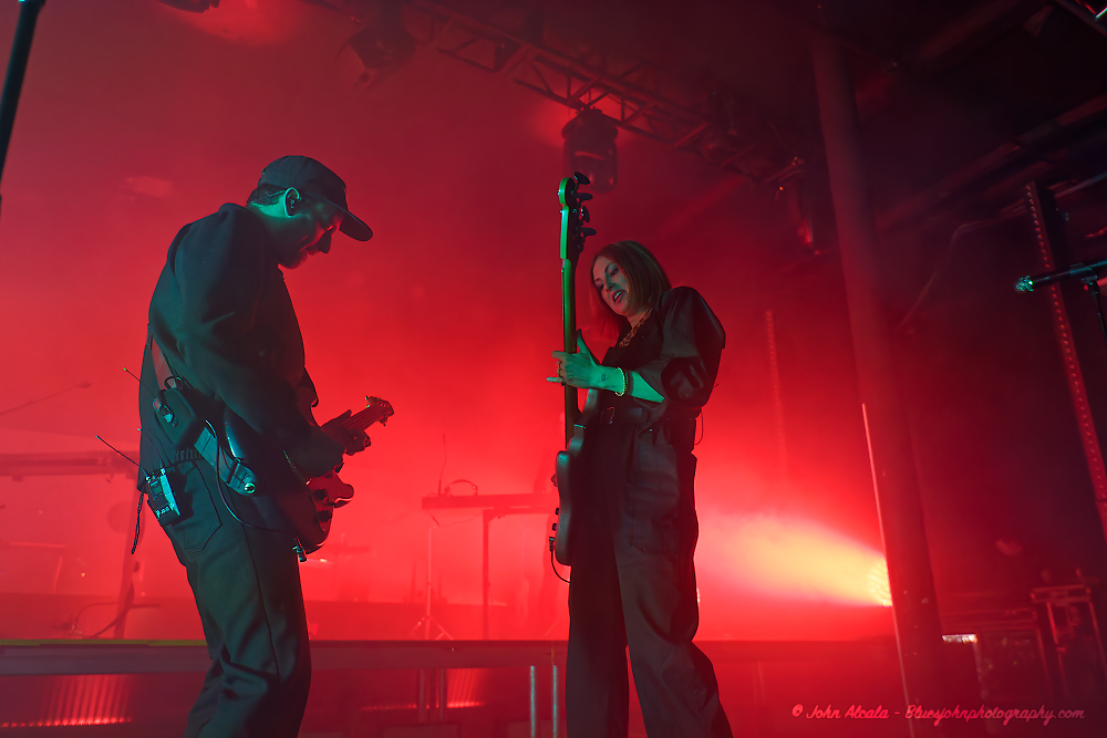 Phantogram, Roseland Theater, photo by John Alcala
