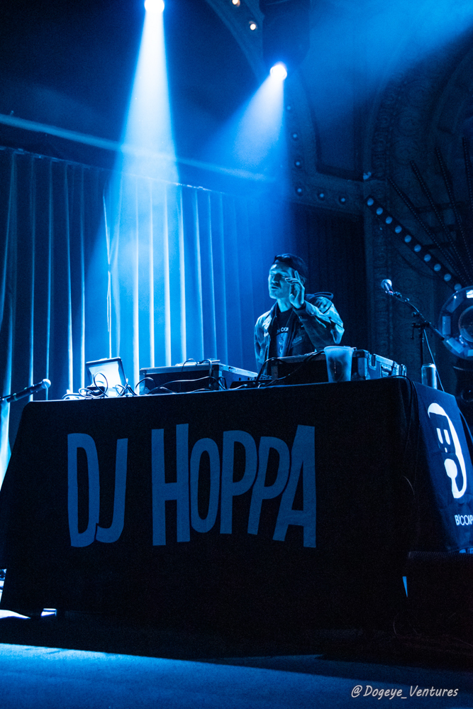 DJ Hoppa, Crystal Ballroom, photo by Ashley Strom