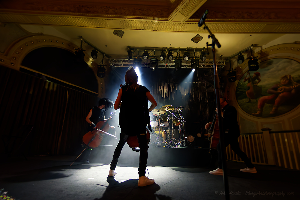 Apocalyptica, Crystal Ballroom, photo by John Alcala