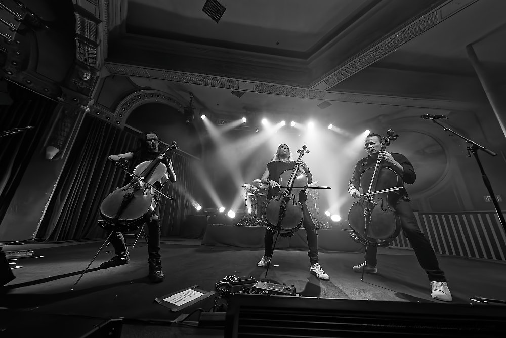 Apocalyptica, Crystal Ballroom, photo by John Alcala