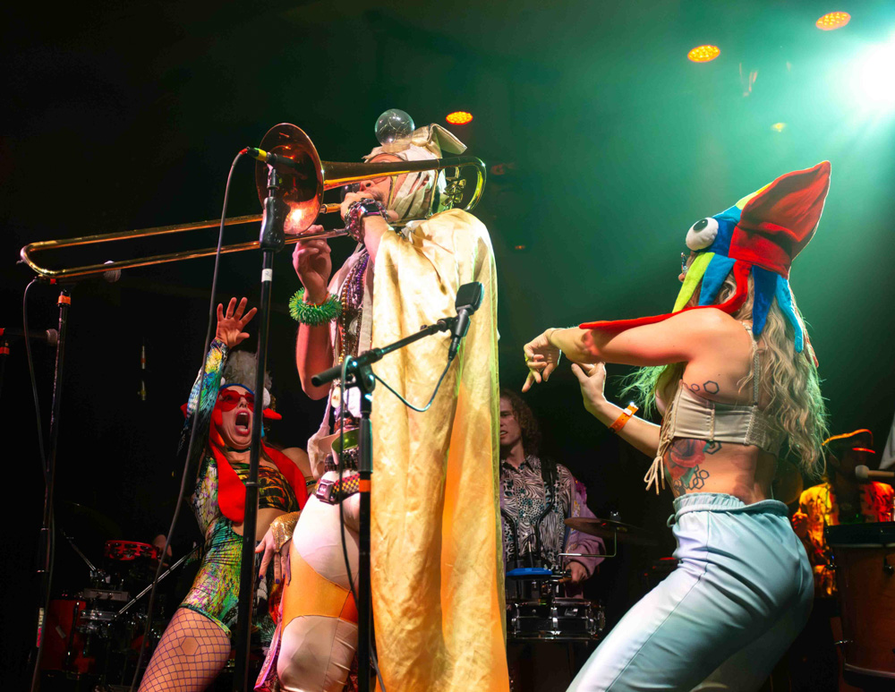 MarchFourth, Crystal Ballroom, photo by Rebecca Terrill