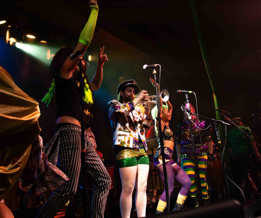 MarchFourth, Crystal Ballroom, photo by Rebecca Terrill