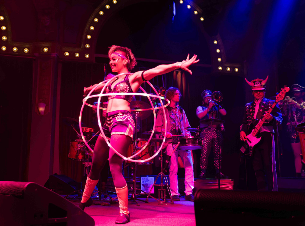 MarchFourth, Crystal Ballroom, photo by Rebecca Terrill