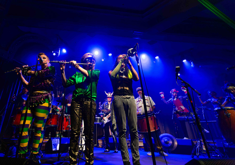 MarchFourth, Crystal Ballroom, photo by Rebecca Terrill