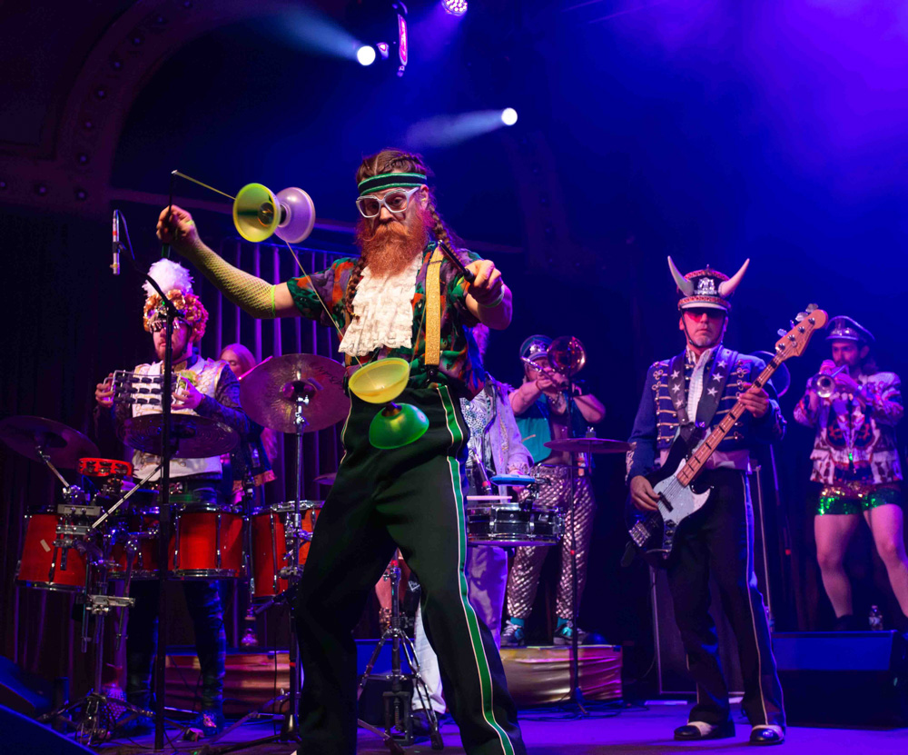 MarchFourth, Crystal Ballroom, photo by Rebecca Terrill