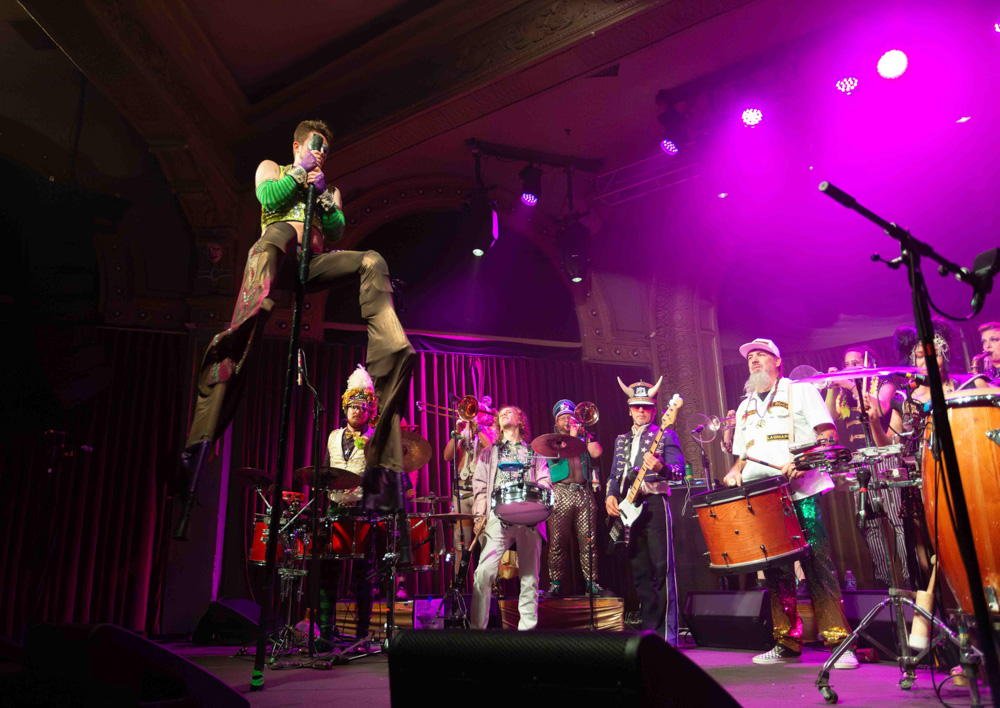 MarchFourth, Crystal Ballroom, photo by Rebecca Terrill