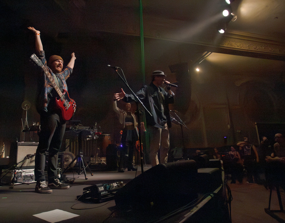 Free Creatures, Crystal Ballroom, photo by Rebecca Terrill