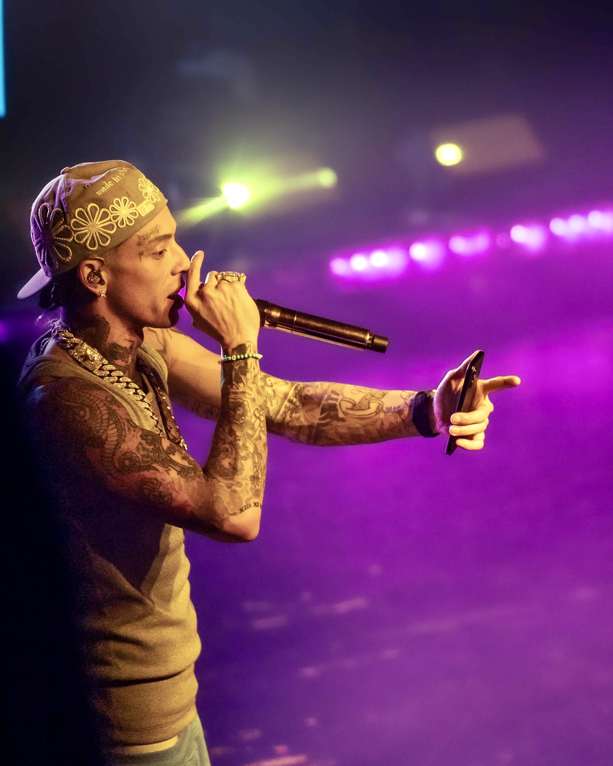 Central Cee, Roseland Theater, photo by Miguel Padilla