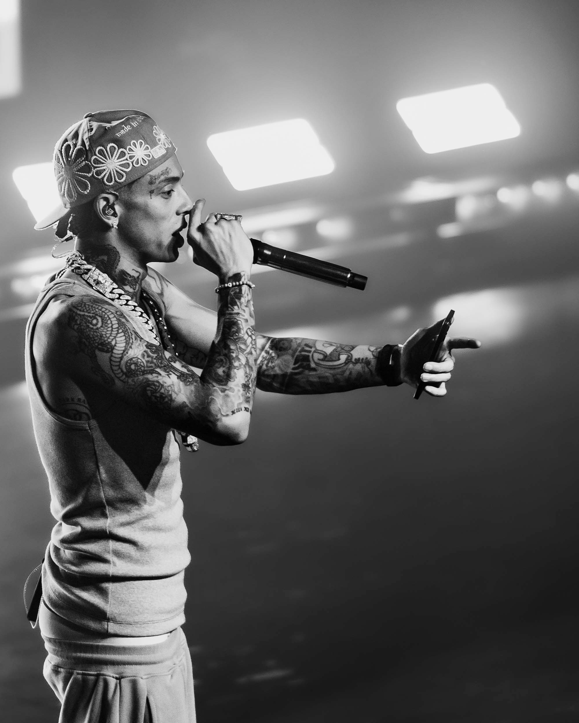 Central Cee, Roseland Theater, photo by Miguel Padilla