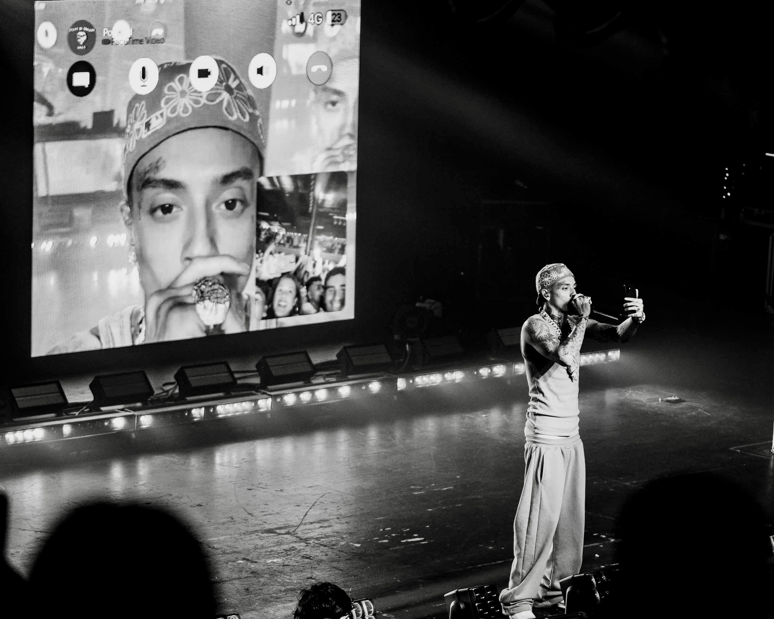 Central Cee, Roseland Theater, photo by Miguel Padilla