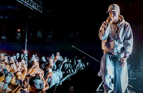 Central Cee, Roseland Theater, photo by Miguel Padilla