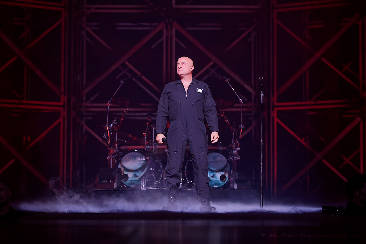 Disturbed, Moda Center, photo by John Alcala