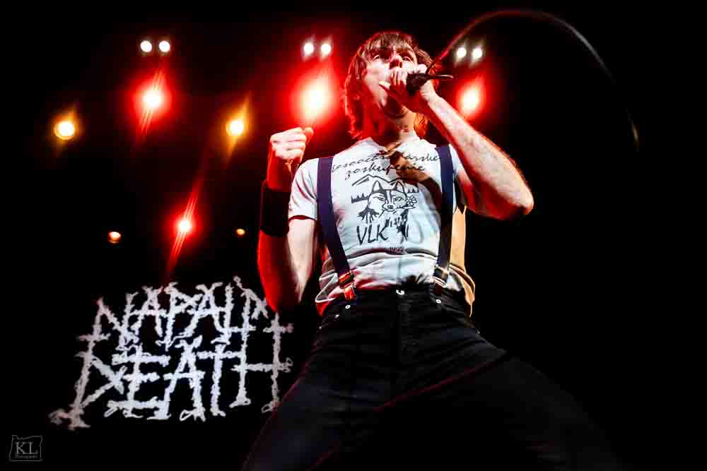 Napalm Death, Revolution Hall, photo by Kris Luke