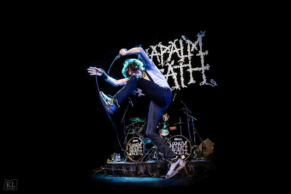 Napalm Death, Revolution Hall, photo by Kris Luke