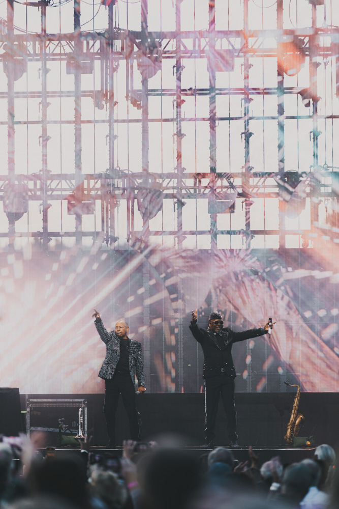 Earth, Wind & Fire, Hayden Homes Amphitheater, photo by Ben Coles
