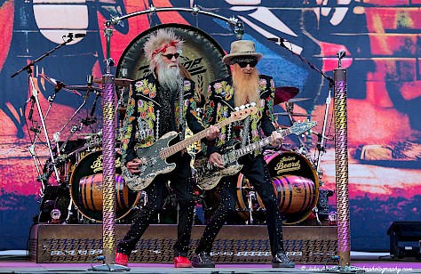 ZZ Top, Edgefield Amphitheater, photo by John Alcala