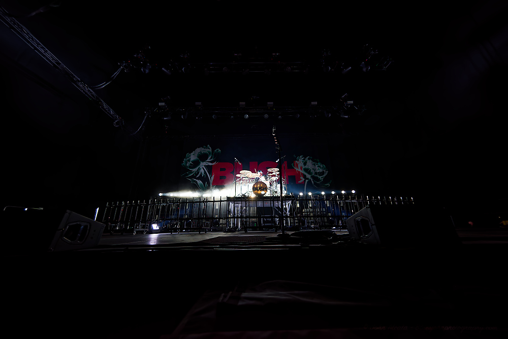 Bush, Theater of the Clouds, photo by John Alcala