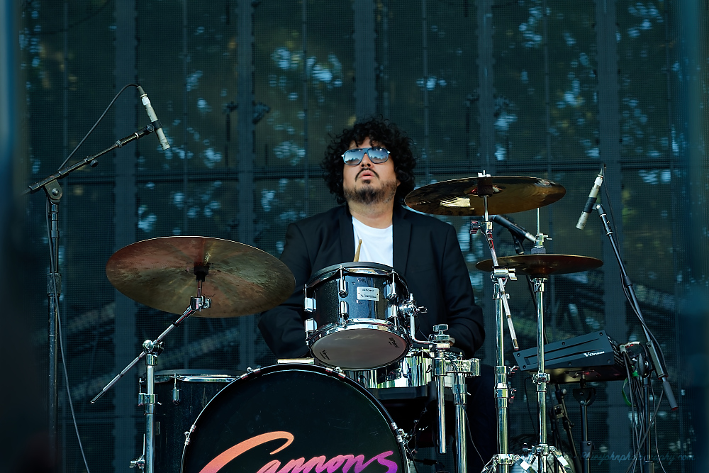 Cannons, Edgefield Amphitheater, photo by John Alcala