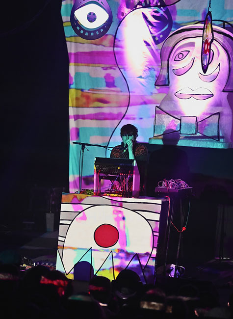 Animal Collective, Roseland Theater, photo by Autumn Andel