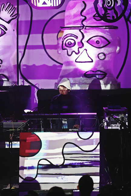 Animal Collective, Roseland Theater, photo by Autumn Andel