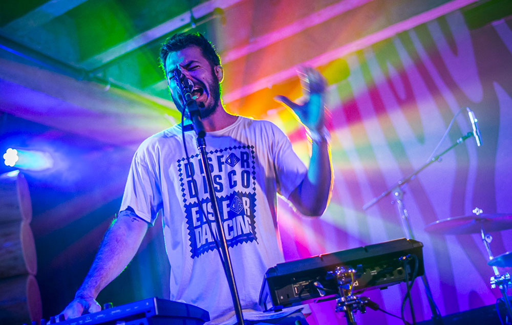 Bag Raiders, Doug Fir Lounge, photo by Jordan Sleeth