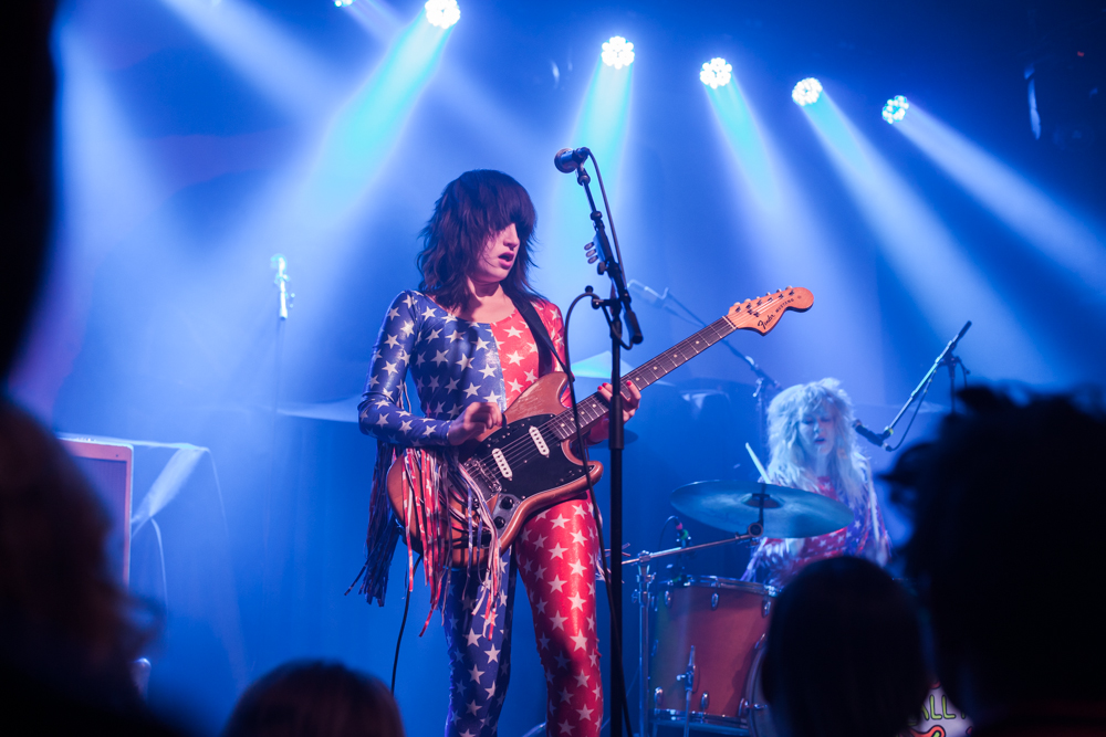 Deap Vally, Wonder Ballroom, photo by Blake Sourisseau
