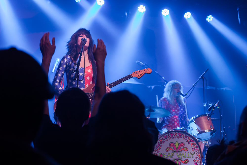 Deap Vally, Wonder Ballroom, photo by Blake Sourisseau