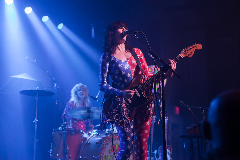 Deap Vally, Wonder Ballroom, photo by Blake Sourisseau