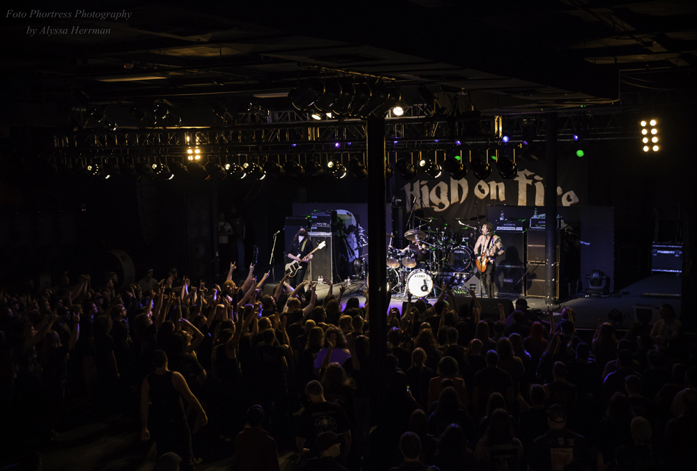 High on Fire, Roseland Theater, photo by Alyssa Herrman
