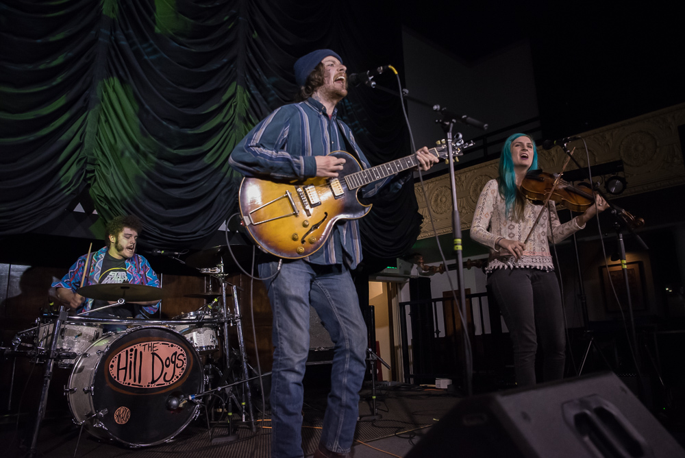 The Hill Dogs, Mission Theater, photo by Miss Ellanea