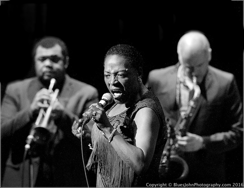 Sharon Jones & the Dap-Kings, Keller Auditorium, Soul'd Out Music Festival, photo by John Alcala