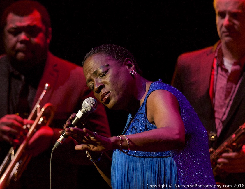 Sharon Jones & the Dap-Kings, Keller Auditorium, Soul'd Out Music Festival, photo by John Alcala