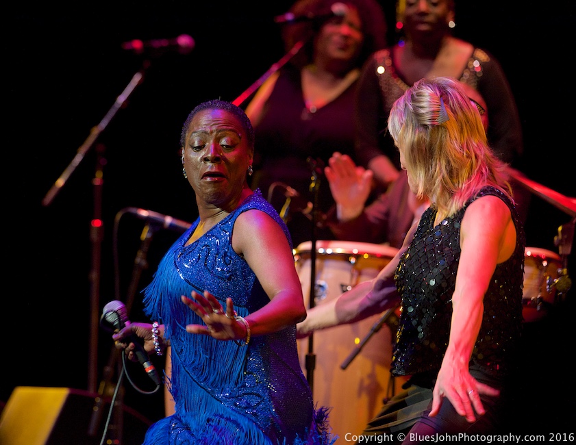 Sharon Jones & the Dap-Kings, Keller Auditorium, Soul'd Out Music Festival, photo by John Alcala