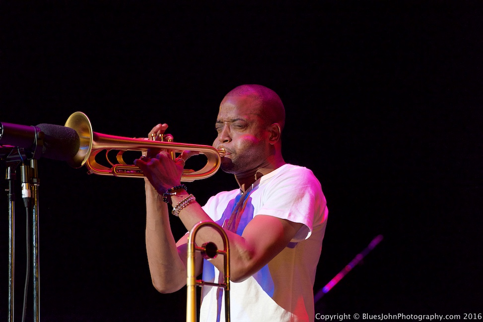 Trombone Shorty & Orleans Avenue, Keller Auditorium, Soul'd Out Music Festival, photo by John Alcala