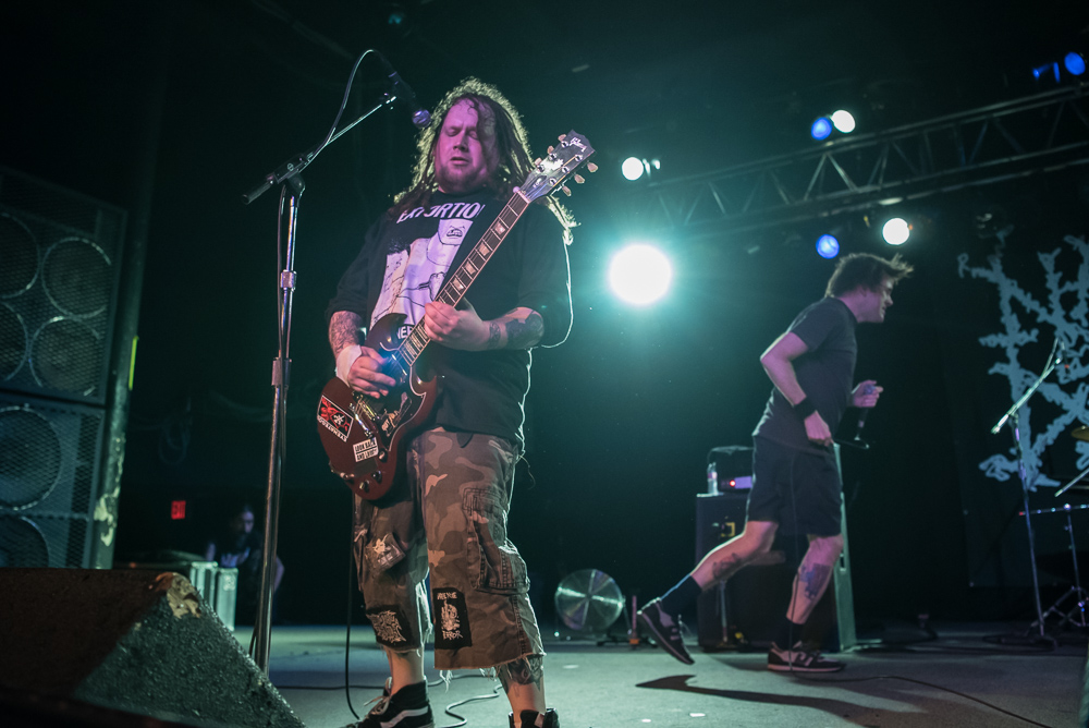 Napalm Death, Roseland Theater, photo by Miss Ellanea