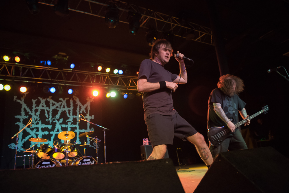 Napalm Death, Roseland Theater, photo by Miss Ellanea