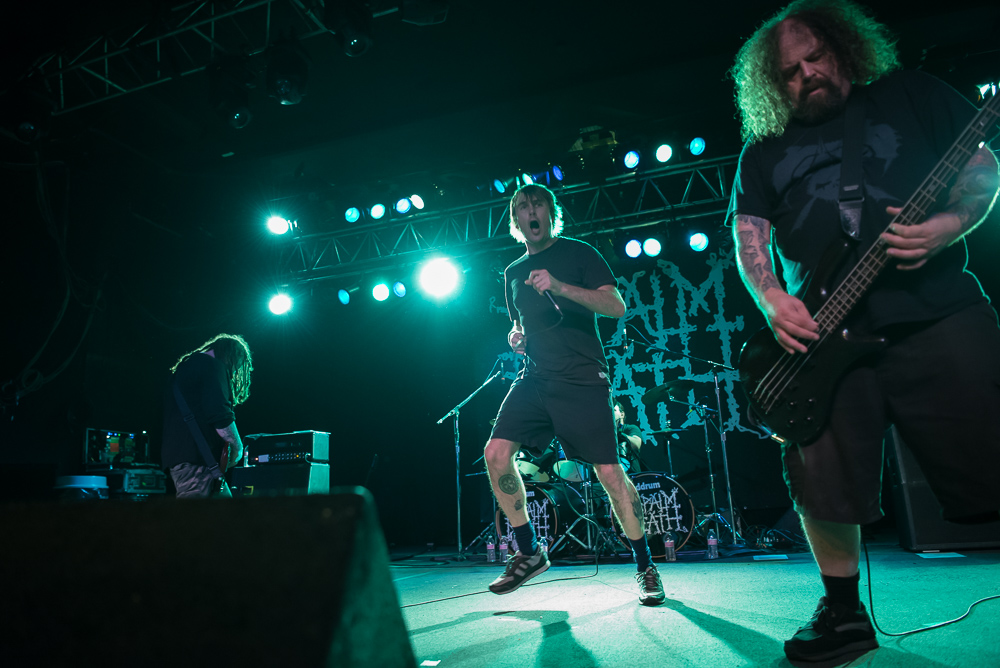 Napalm Death, Roseland Theater, photo by Miss Ellanea