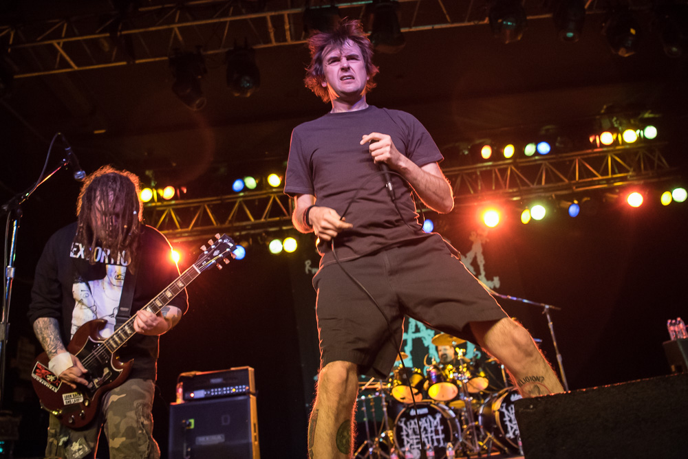 Napalm Death, Roseland Theater, photo by Miss Ellanea