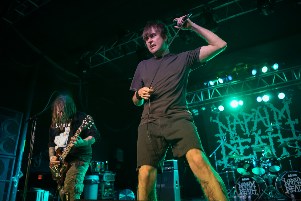 Napalm Death, Roseland Theater, photo by Miss Ellanea