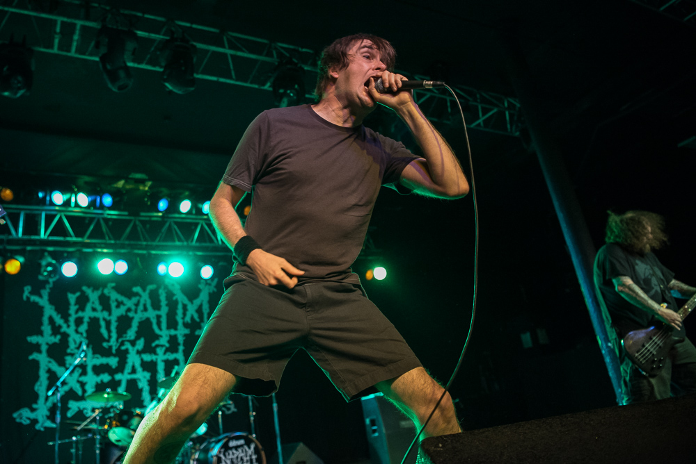 Napalm Death, Roseland Theater, photo by Miss Ellanea