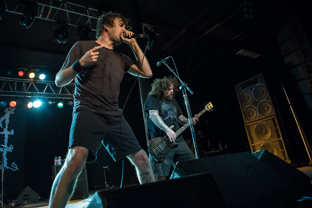 Napalm Death, Roseland Theater, photo by Miss Ellanea