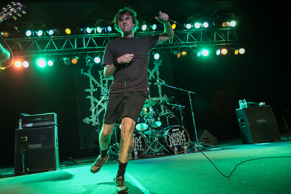 Napalm Death, Roseland Theater, photo by Miss Ellanea