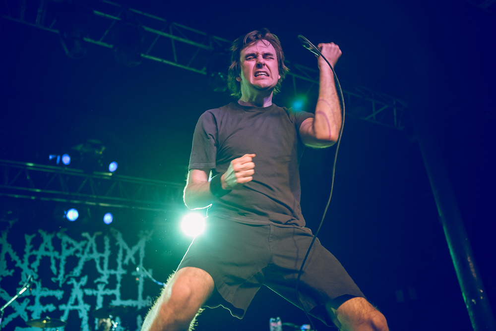 Napalm Death, Roseland Theater, photo by Miss Ellanea
