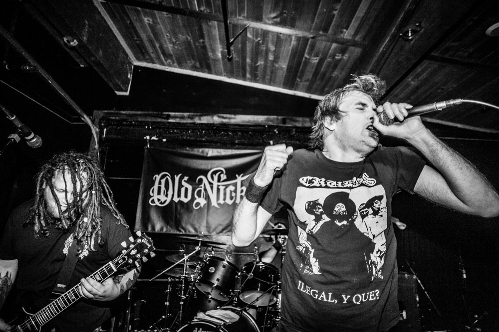Napalm Death, Old Nick's Pub, photo by Sam Gehrke