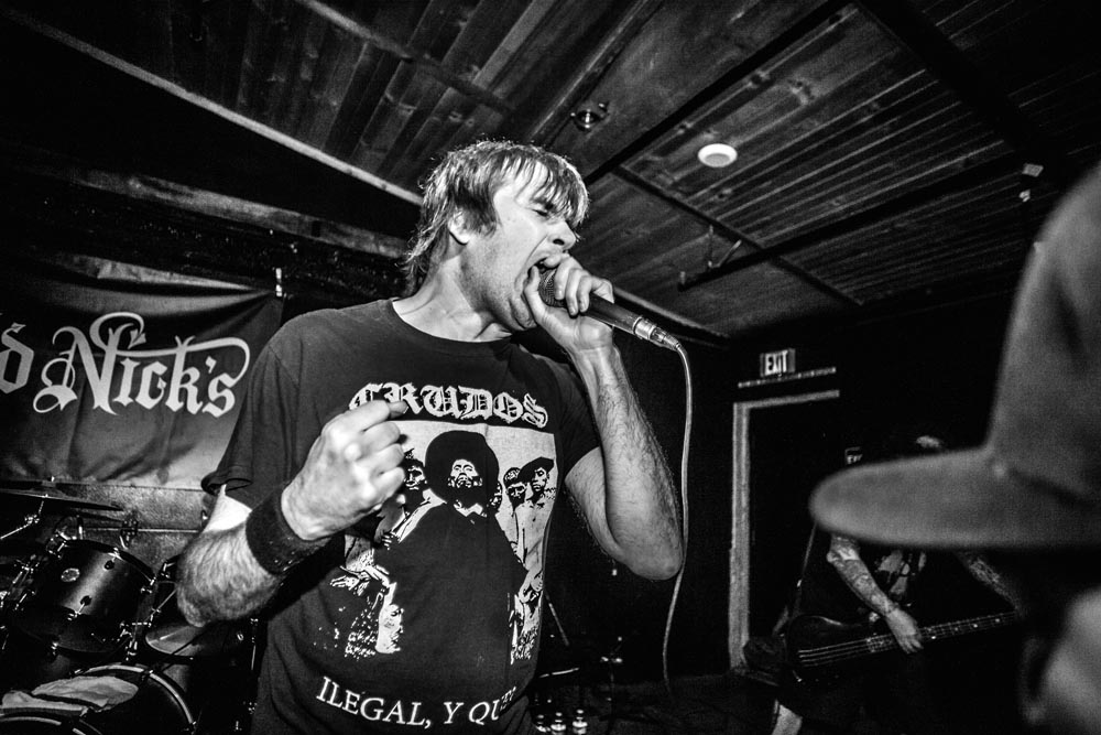 Napalm Death, Old Nick's Pub, photo by Sam Gehrke