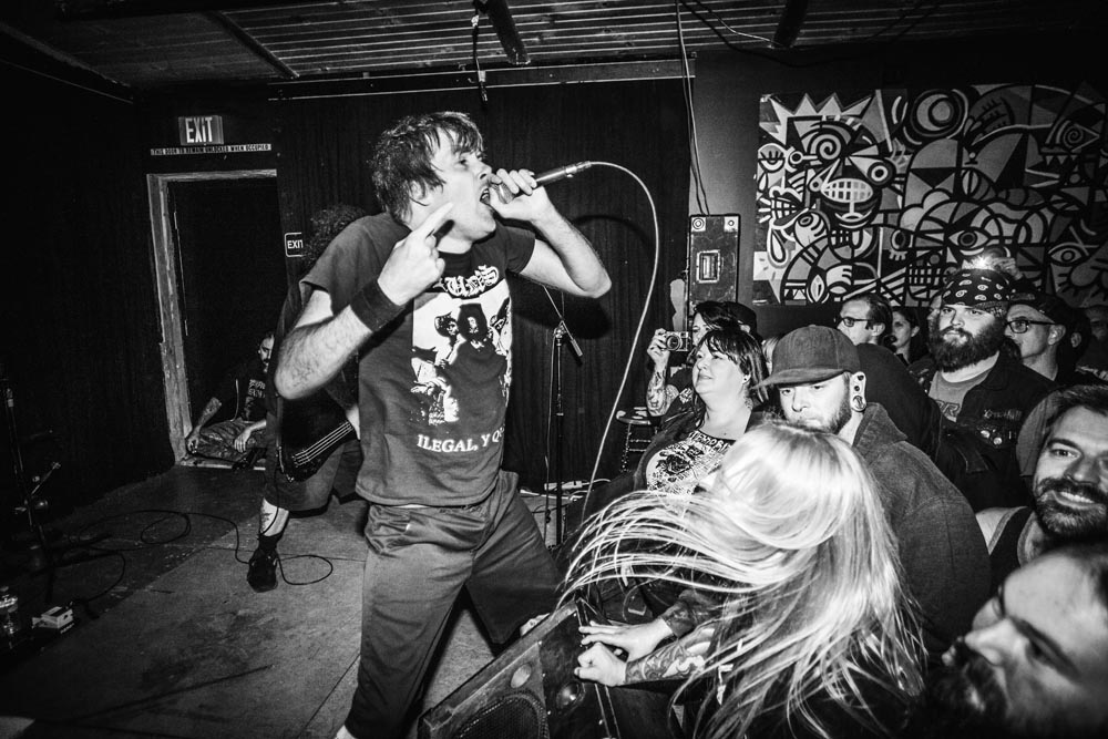 Napalm Death, Old Nick's Pub, photo by Sam Gehrke