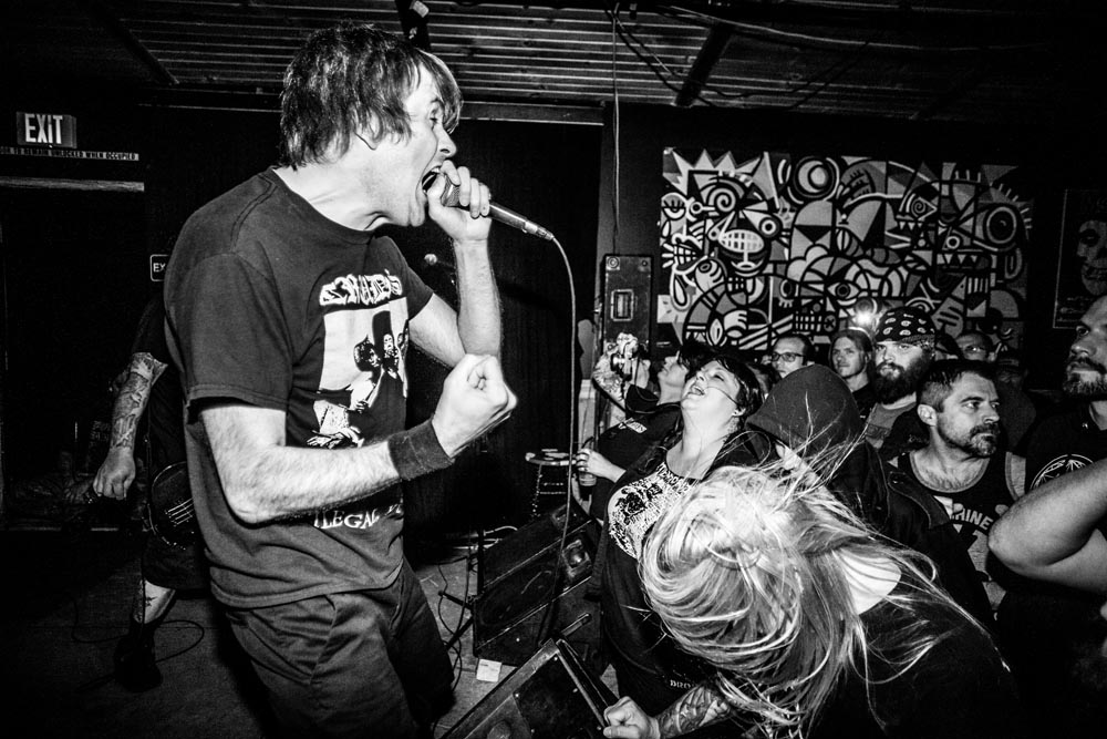 Napalm Death, Old Nick's Pub, photo by Sam Gehrke