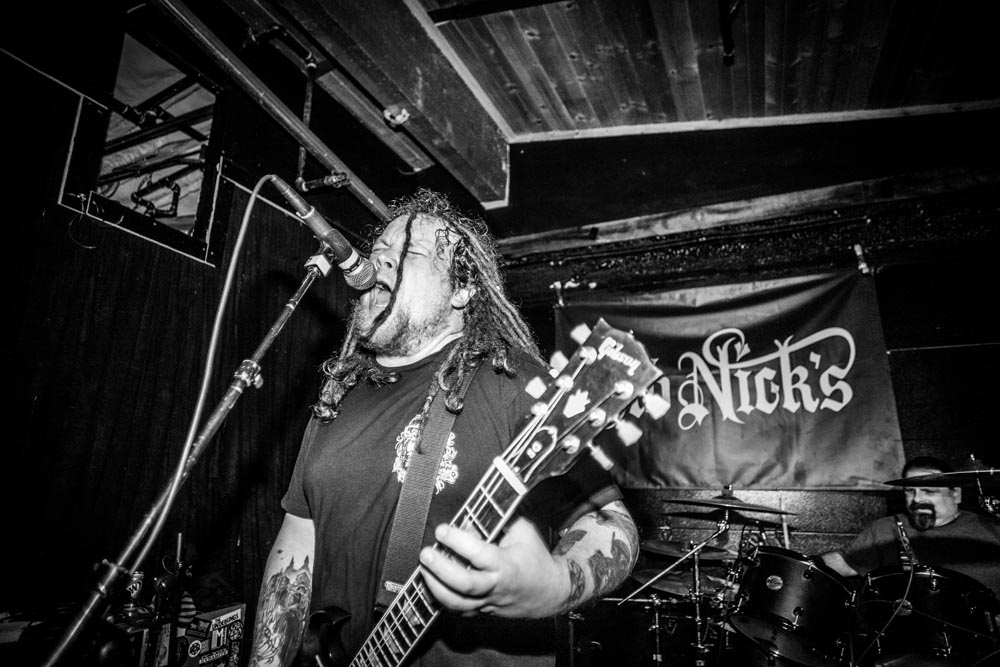 Napalm Death, Old Nick's Pub, photo by Sam Gehrke